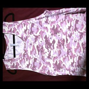Fabletics pink camo tank